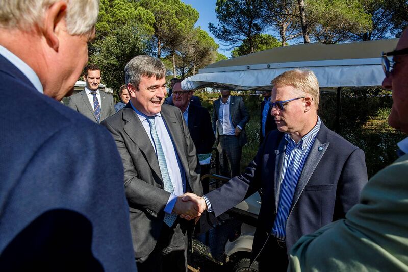 Keith Pelley visita PGA Catalunya Resort, sede de la Candidatura española