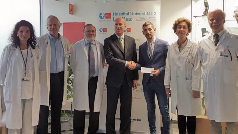 La Fundación Sergio García entrega la recaudación del Andalucía Valderrama Masters al Hospital Universitario La Paz