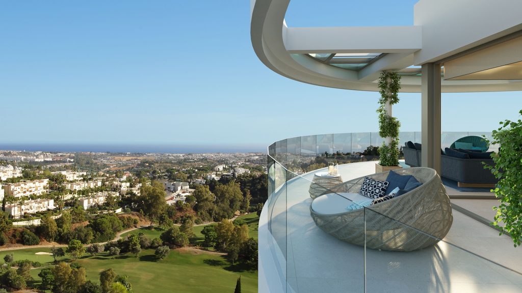 Vistas al Valle del Golf desde The View Marbella