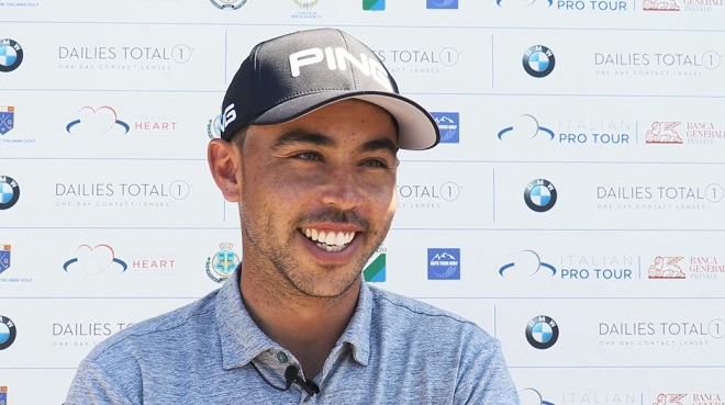 Sebastián García tras la segunda jornada en el Abruzzo Open del Alps Tour