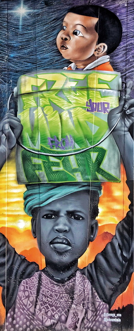 Grafiti en Ciudad del Cabo