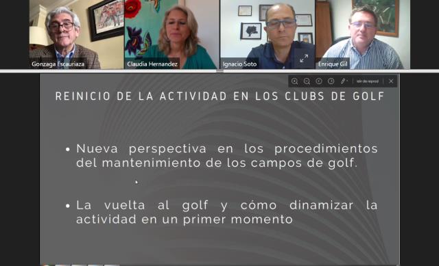Cierre de filas del sector del golf en la nueva edición online del Campus del Césped
