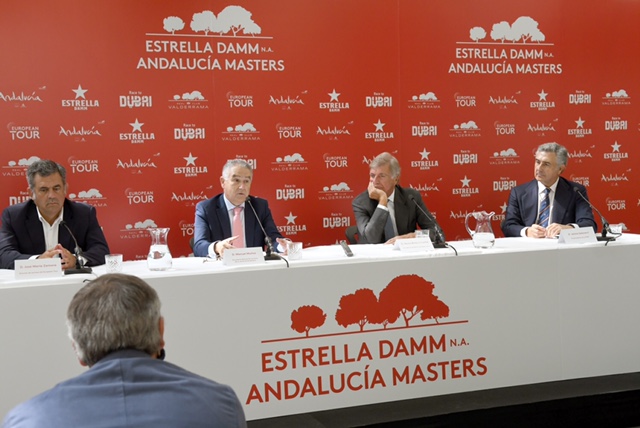 Presentación Estrella Damm N.A. Andalucía Masters