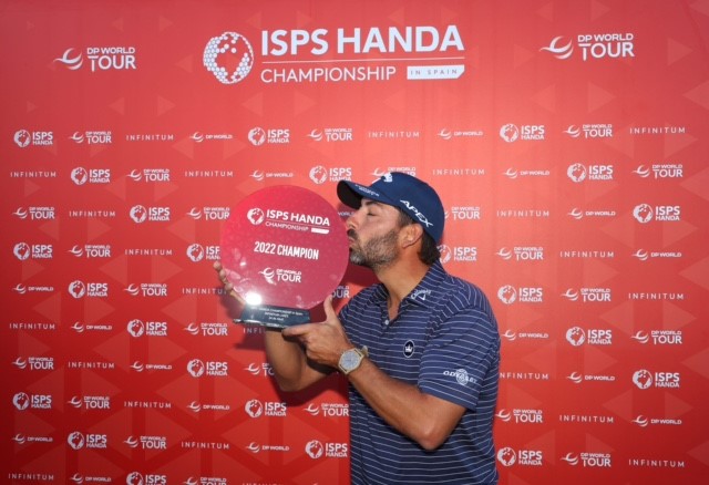 INFINITUM celebra el éxito del ISPS Handa Championship in Spain con el triunfo del español Larrazábal