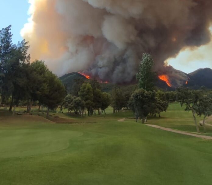 extincion incendios golf